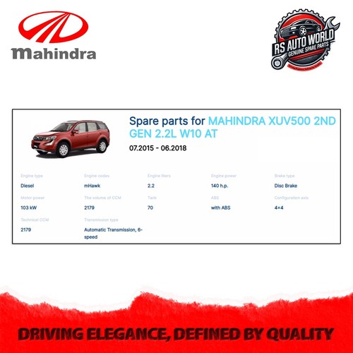 Genuine Mahindra rear insulator engine mounting for XUV500 2015-21 0203ABA00321N - Picture 5 of 5