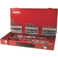 Ruko 245030 Maschinengewindebohrer-Set 44Teilig Metrisch M3, M4, M5, M6, M8,