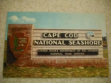 Vintage Cape Cod National Seashore Color Postcard ~ 1969!