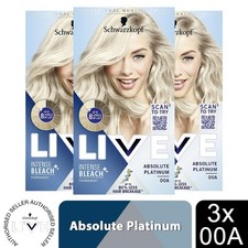Image of 3pk Schwarzkopf Live Intense Colour Permanent or Semi-Permanent Hair Dye