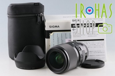Sigma Art 35mm F 1.4 DG DN Lens for Sony E With Box 63990L7