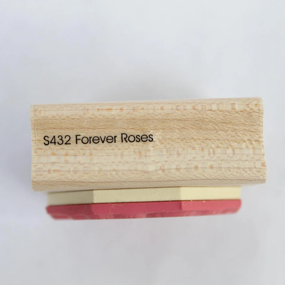 Lote de 9 estampillas de goma cerca de mi corazón hojas de tulipán rosa rama floral Foto 4 de 4