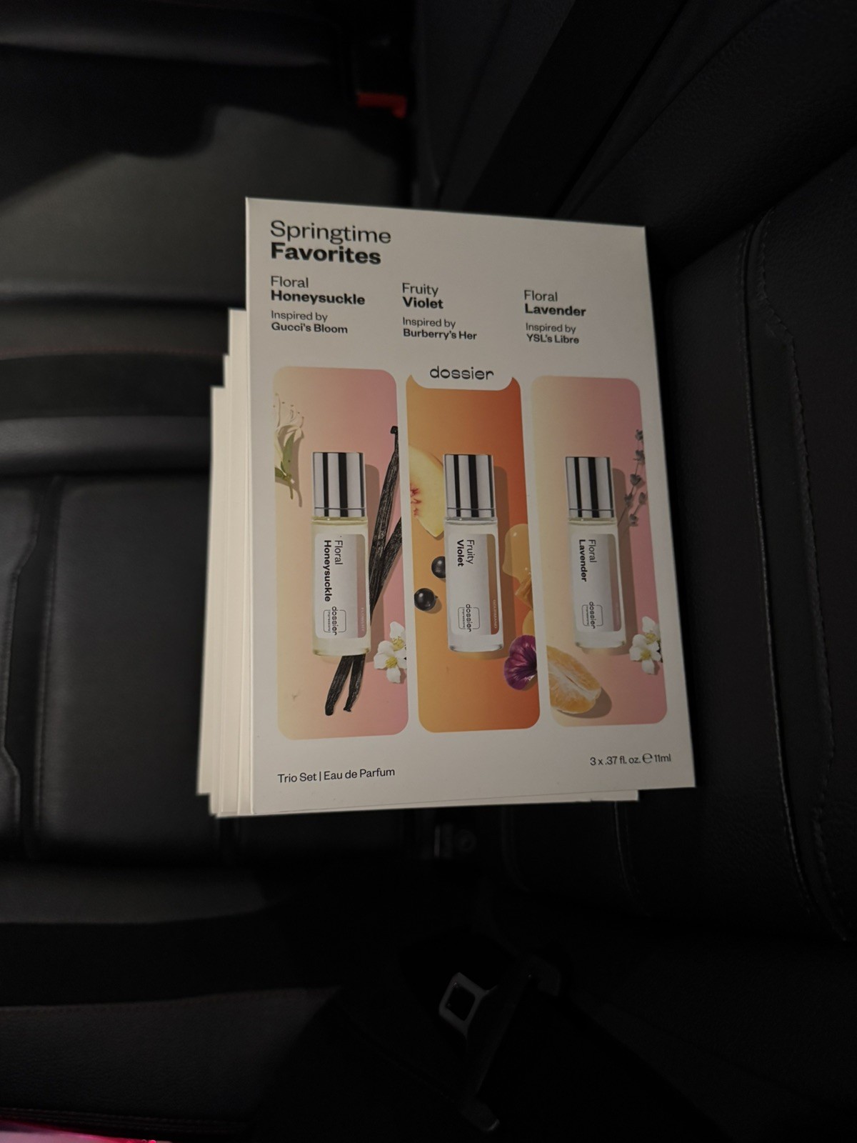 Dossier Springtime Favorites Perfume Trio Set 3pc Fragrance Brand New In Box