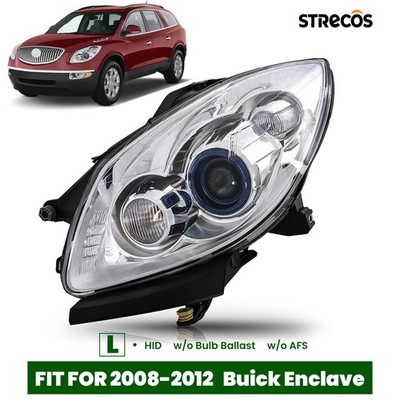 For 2008-2012 Buick Enclave HID/Xenon Headlight w/o AFS Left Driver Side 5 Pins