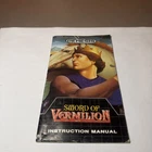 Sword of Vermilion (Sega Genesis 1990) Instruction Manual Booklet Book