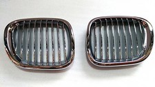 Griglie renali anteriori cromate-argento BMW Z3 1996-2002 Cabrio/Coupe