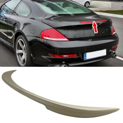 2004-2008 BMW 6 Series E63 Coupe V Trunk Spoiler Painted #475 Black Sapphire Metallic 2004-2008 BMW 6 Series E63 Coupe V Trunk Spoiler Painted #475 Black Sapphire Metallic