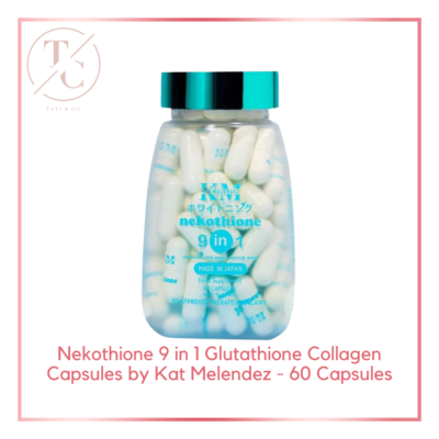Nekothione 9 in 1 Glutathione Collagen Capsules by Kat Melendez - 60  Capsules | eBay Australia