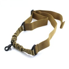 US Tactical Rifle Sling Nylon Bungee Rifle Gun Strap with Single Point Snap Hook