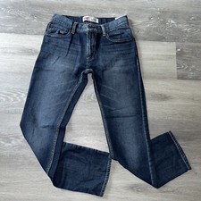 Levi's 511 Knit Jean Young Girl-Women Sz16R 28wx28L Blue Jean Long Straight Legs