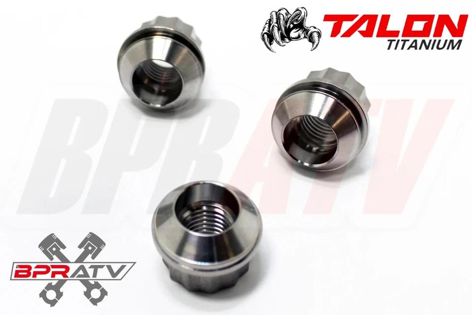 Honda TRX400EX TRX 400EX TITANIUM Lug Nut & Ti TAPERED Adapters Complete Set 16 - Image 4 of 4