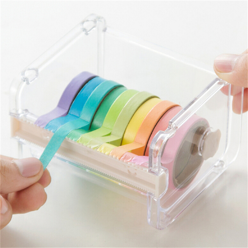 Desktop Tape Dispenser Tape Cutter Tape Dispenser Roll Tape Holder es S Y^h^-image