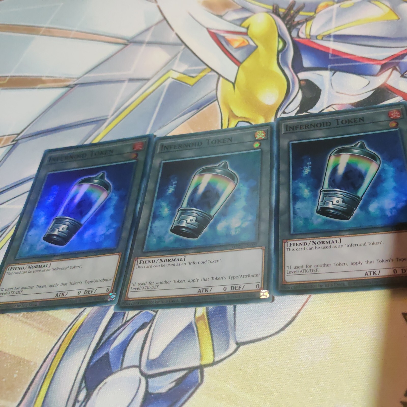 Infernoid Token Super Rare OP25-EN027 Yu-Gi-Oh Playset of 3