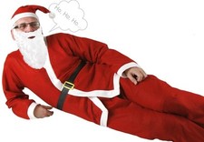 Santa Claus and Santa Claus Fancy Dress Santa Claus Costume 5 pcs