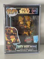 Darth Vader Mustafar Funko Pop 515 Star Wars Art Series Case Limited Edition