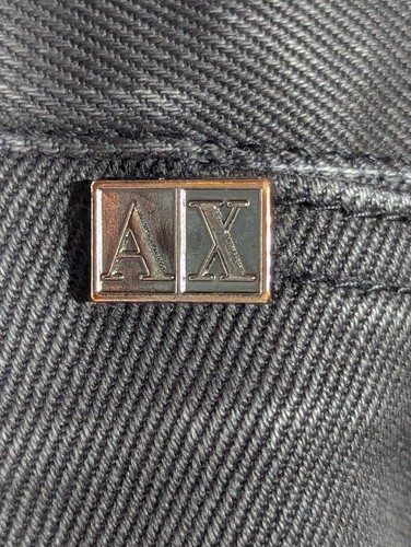 Men's Armani Exchange J66 Straight/Droite Jeans Black 29R RN91714 CA32528 A/X - Picture 4 of 9