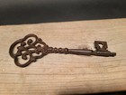Antique Vintage Style Cast Iron Large Ornate Skeleton Key  — photo 3