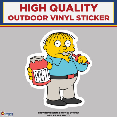 #ad Ralph Wiggum From The Simpsons High Quality Vinyl Stickers $128.50