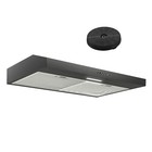 30 inch Kitchen Under Cabinet Range Hood 3-Speed 230CFM Vent w/LEDs Black New