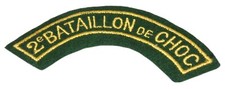 Banana Badge 2nd French Shock Battalion WW2