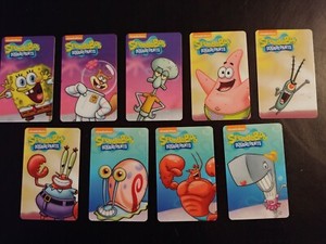 Dave And Busters Spongebob Coin Pusher Cards Gary Ebay