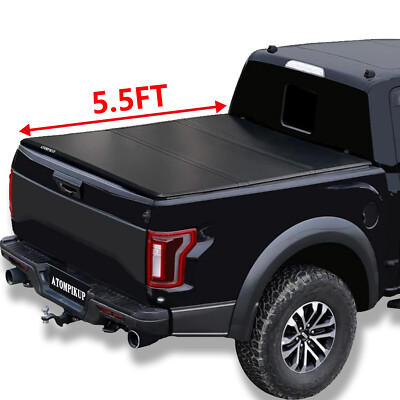 5.5' Hard Tri-Fold Tonneau Cover for 2004-2014 Ford F-150 | 2006-2008 Mark LT