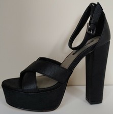 NEW  Michael Antonio Black Sandals 5" Heels Size 5.5M US 35.5M EUR