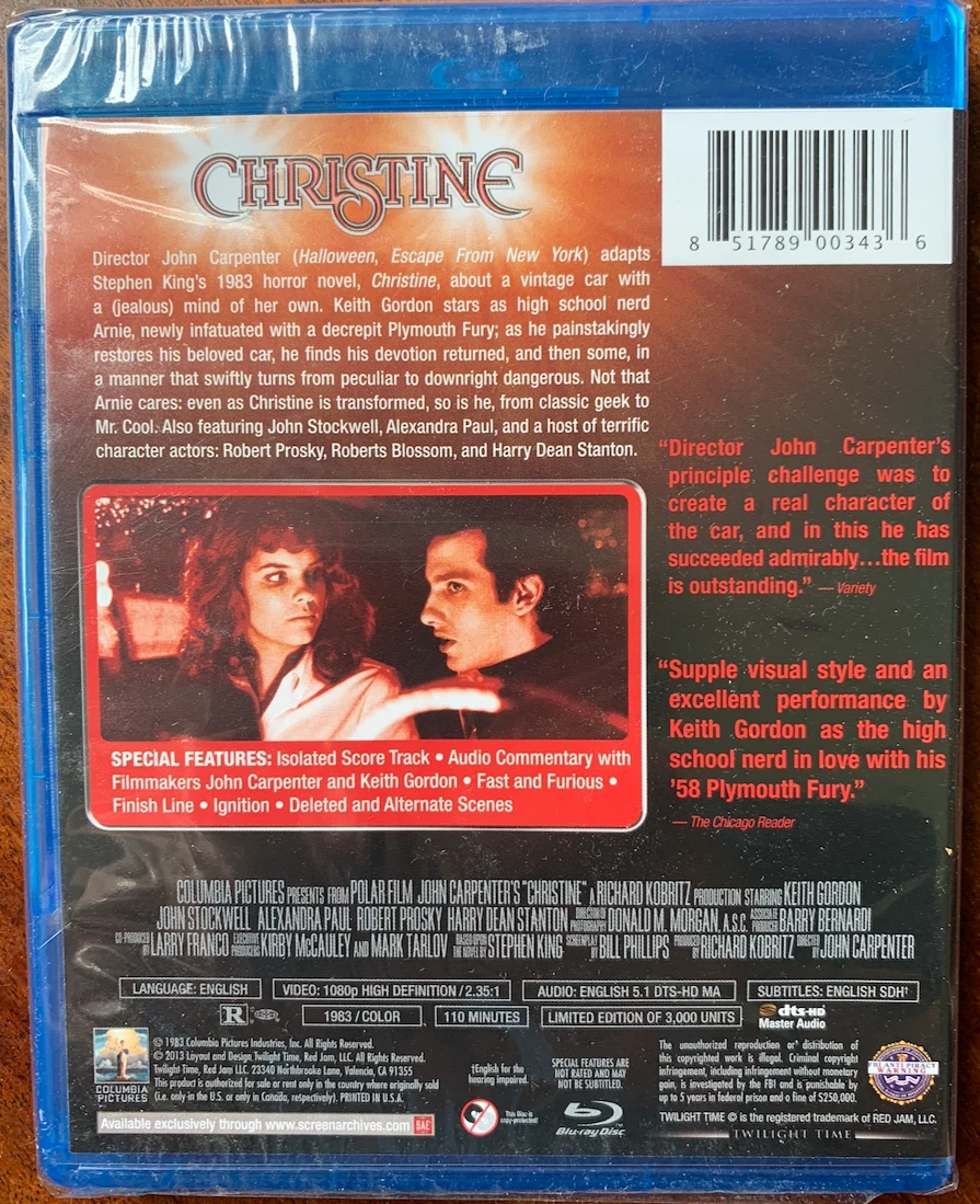 DVD - Coleção Stephen King - Eclipse total - Vol 3
