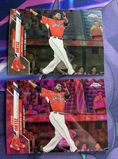 DAVID ORTIZ - 2020 Topps Chrome Update PINK Wave Refractor and Base #U-94 (2)