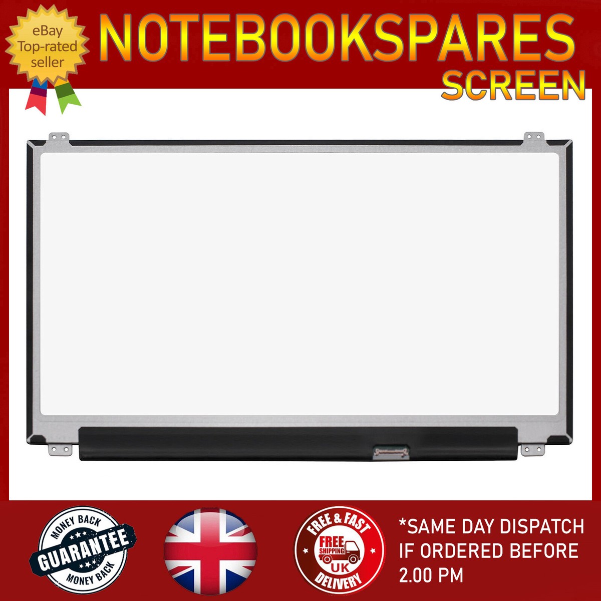 Écran LCD LED 15.6" FHD (1920x1080) Pour PC Portable Fujitsu Celsius H730 - 30 Pins - Non Tactile - Neuf