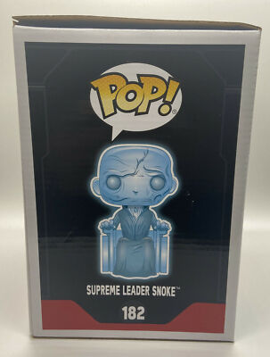 SF・ファンタジー・ホラー POP! STAR WARS SUPREME LEADER SNOKE 182 Funko Pop Star Wars #182 Supreme Leader Snoke Glow in Dark