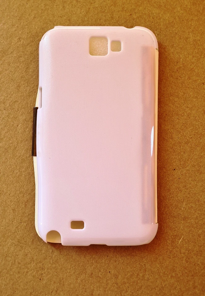 Leather Cover Samsung Galaxy Note II N7100 White - Image 2 of 2