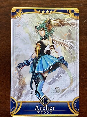Fate Grand Order FGO Arcade Card Archer Atalante Holo First