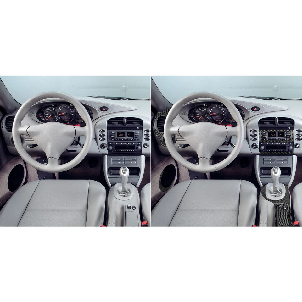 Kit de cubierta interior completo de fibra de carbono de 13 piezas para Porsche Boxster/996 1998-04 Foto 4 de 4