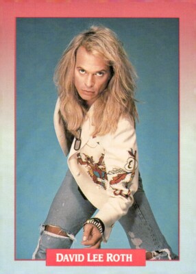 1991 Brockum Rock Card #248 David Lee Roth