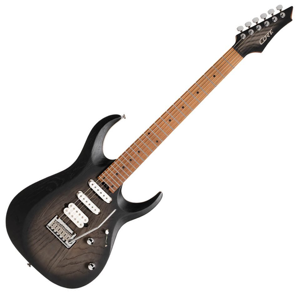 Cort X700 Triality OPBB Electric Guitar HSS SSH Fishman Stainless