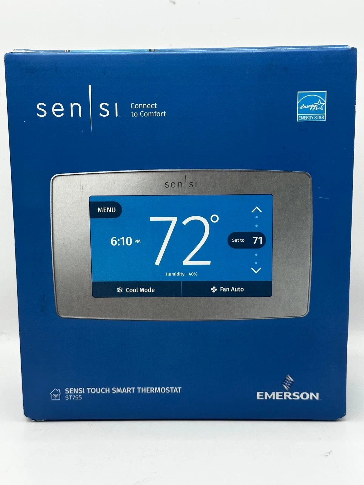Emerson Sensi Lite ST25 Wi-Fi Smart Programmable Thermostat - Black ''READ''