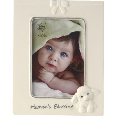 BRAND NEW Photo Frame-Heaven's Blessing/Luffie Lamb 4 x 6 Photo PRECIOUS MOMENTS