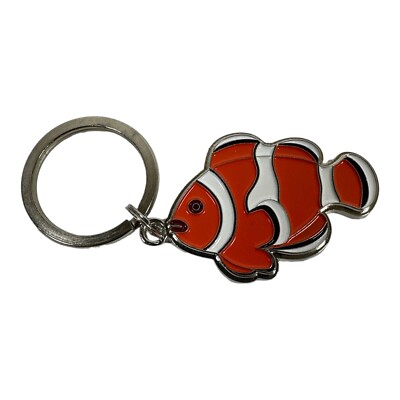 Clown Fish Keychain New England Aquarium Souvenir KeyRing Gift