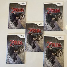 The Legend of Zelda Twilight Princess for Nintendo Wii Manual ONLY - Lot Of 5