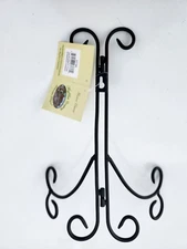 MayRich Home Decor  Decorative Black Wrought Iron 12" Plate Stand Easel, 3736
