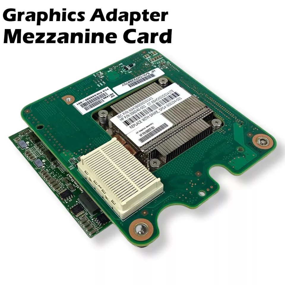 HP Nvidia QUADRO FX2800M MEZZ GRAPHIC ADAPTER CARD 608294-001 599058-001 1 GB - Image 2 of 4
