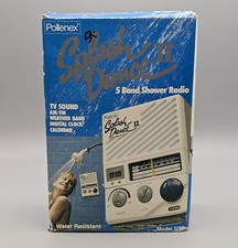 New Vintage 1992 Pollenex Splash Dance II 5 Band Shower Radio SR5