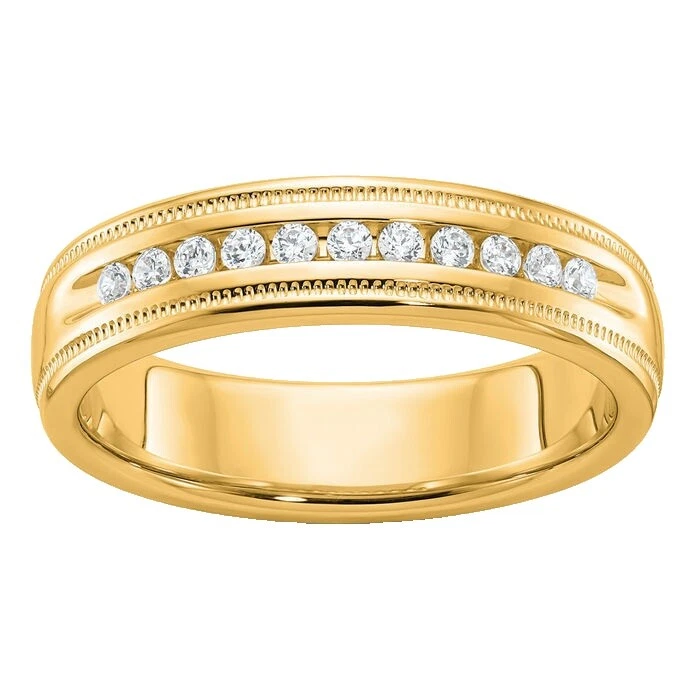 Diamond Yellow Gold 10k Jewelry for Men