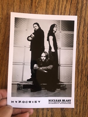 Hypocrisy Music Group Vintage Rare 5x7 Press Photo - Nuclear Blast