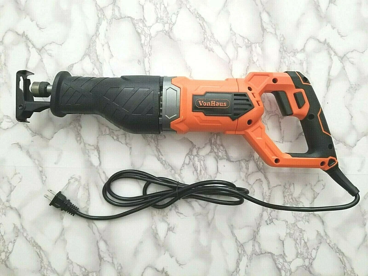 VonHaus 9 Amp Reciprocating Saw 1 1 8 Stroke Length Electric Variable Speed