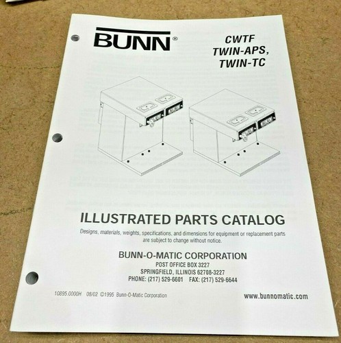 Bunn CWTF TWIN APS, TWIN TC Coffee 