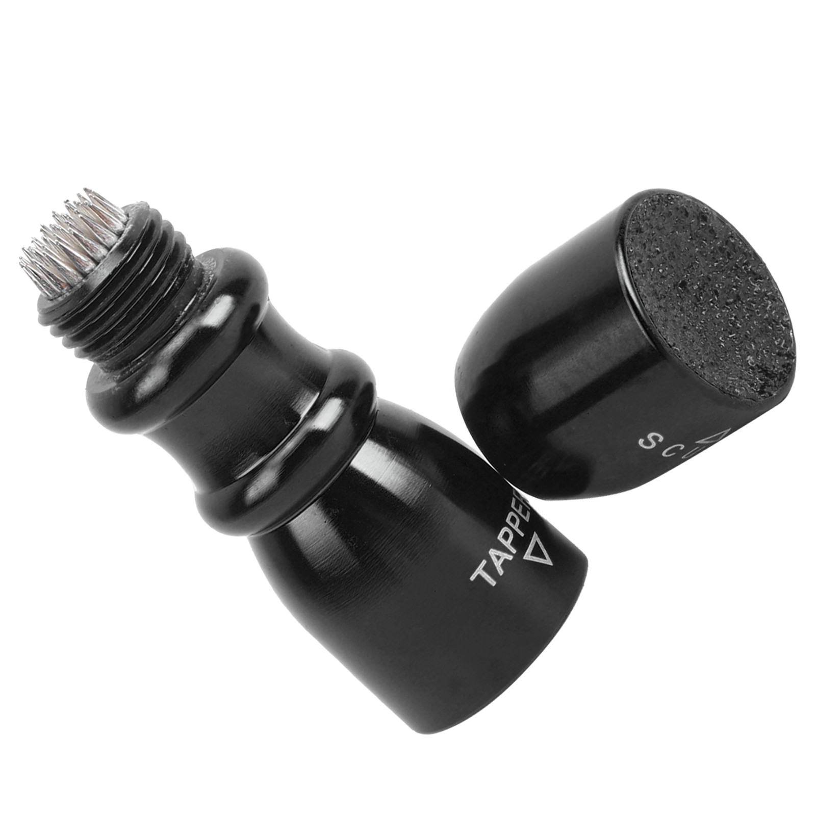 HOT (Black)3 In 1 Billiard Tip Tool Pool Stick Tip Shaper Tapper Stainless BA