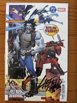 Batman Deadpool #1 Sean Murphy Cover Rob Liefeld Double Signed