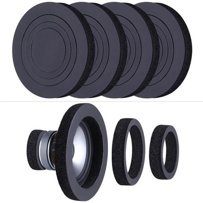 6.5'' Foam Speaker Enhancer, 4PCS Self Adhesive Car Door Speaker Foam Rings, C